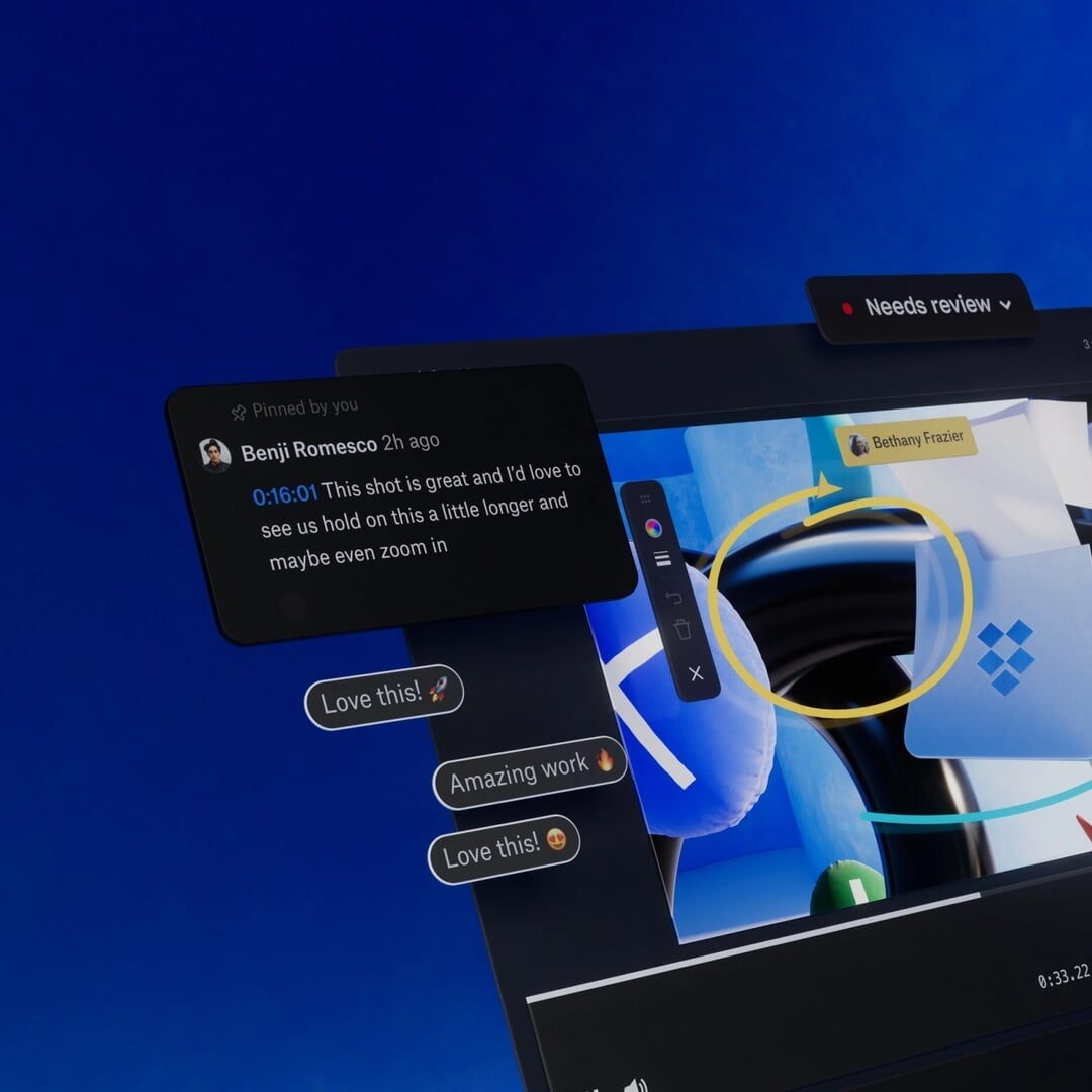 3D Motion Campaign for Dropbox Website Redesign