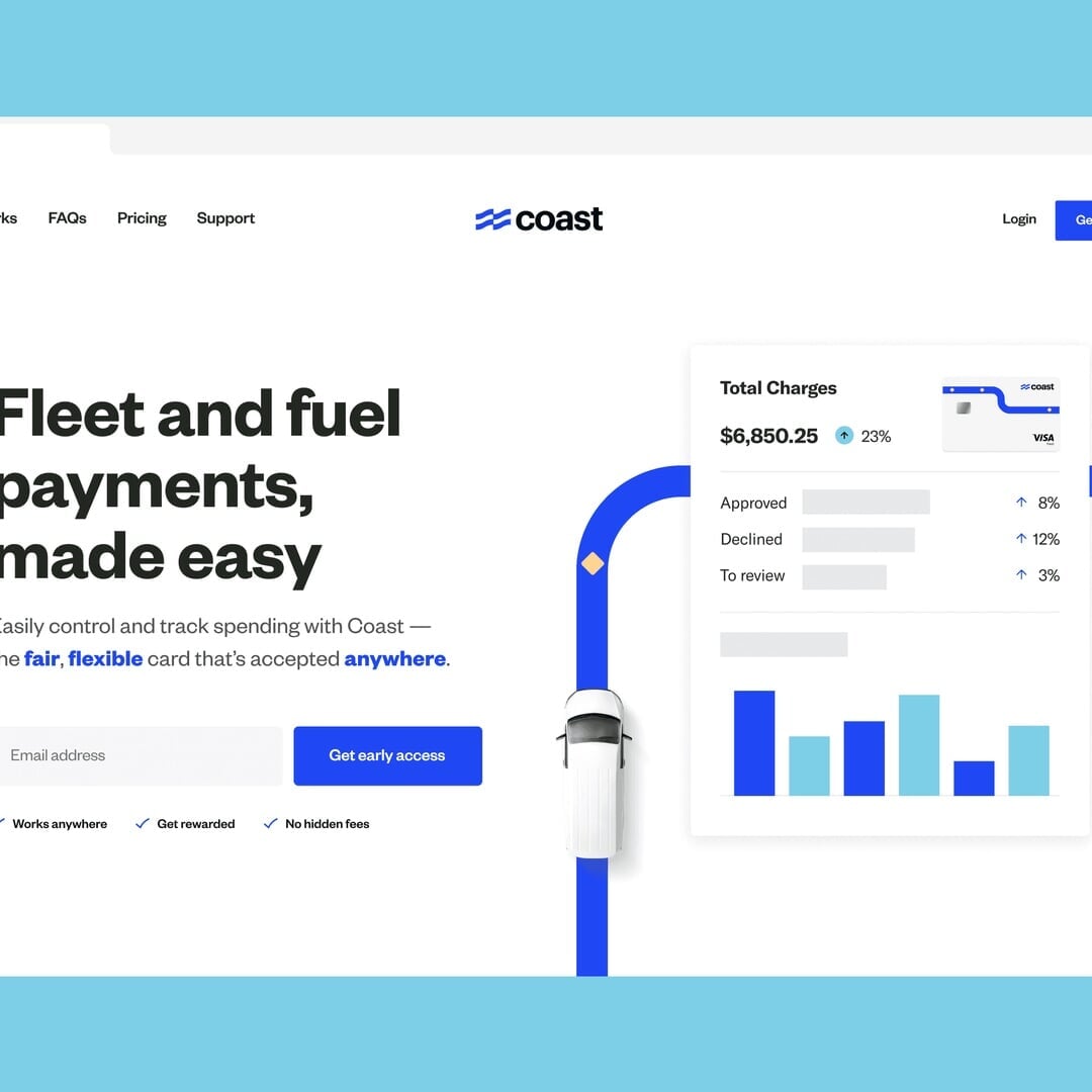 Brand and Website Design for Fintech Platform Coast