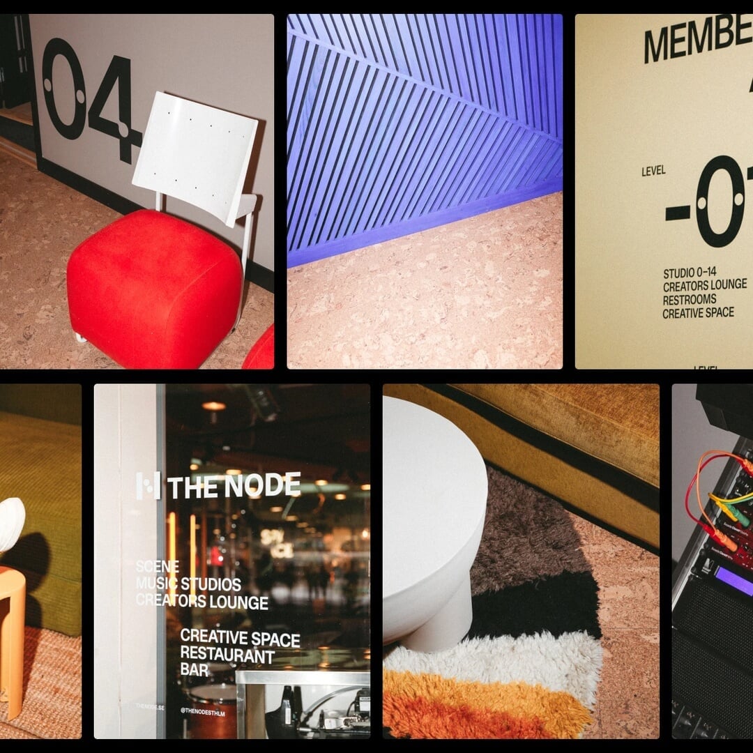 Brand and Spatial Design for the Node Music Hub