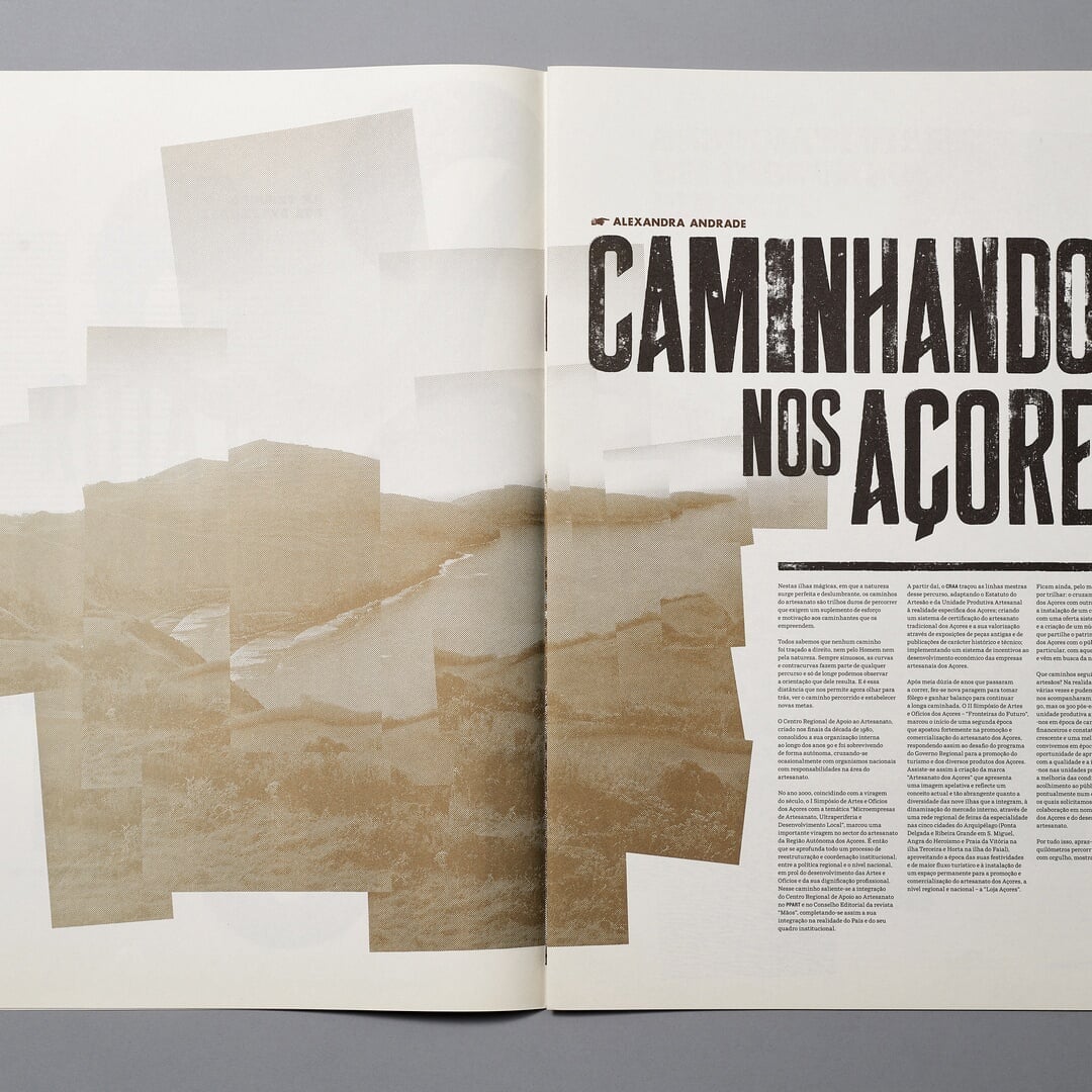 Editorial Redesign for Mãos 32 Magazine