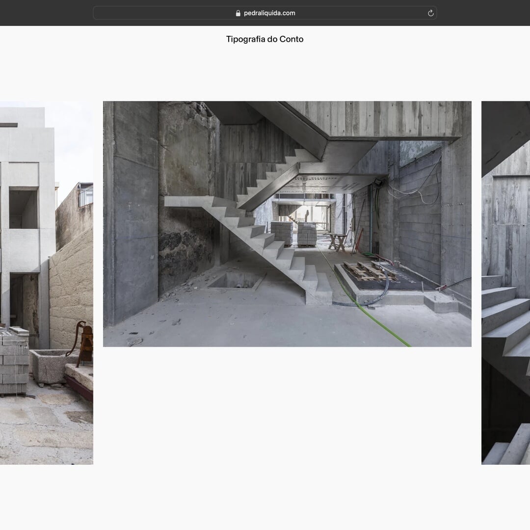 Website Design for Pedra Líquida