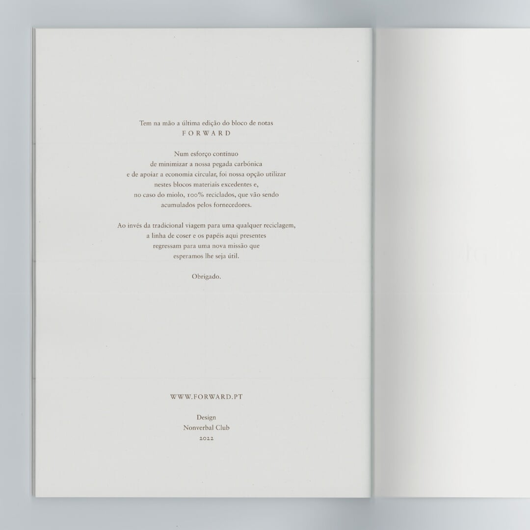 Editorial Design for Forward Notebooks