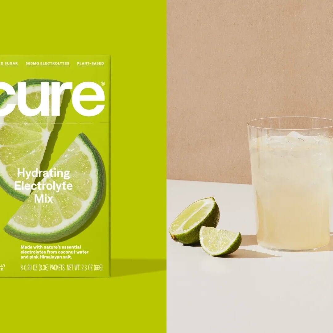 Brand Identity and Packaging Redesign for Cure Hydration
