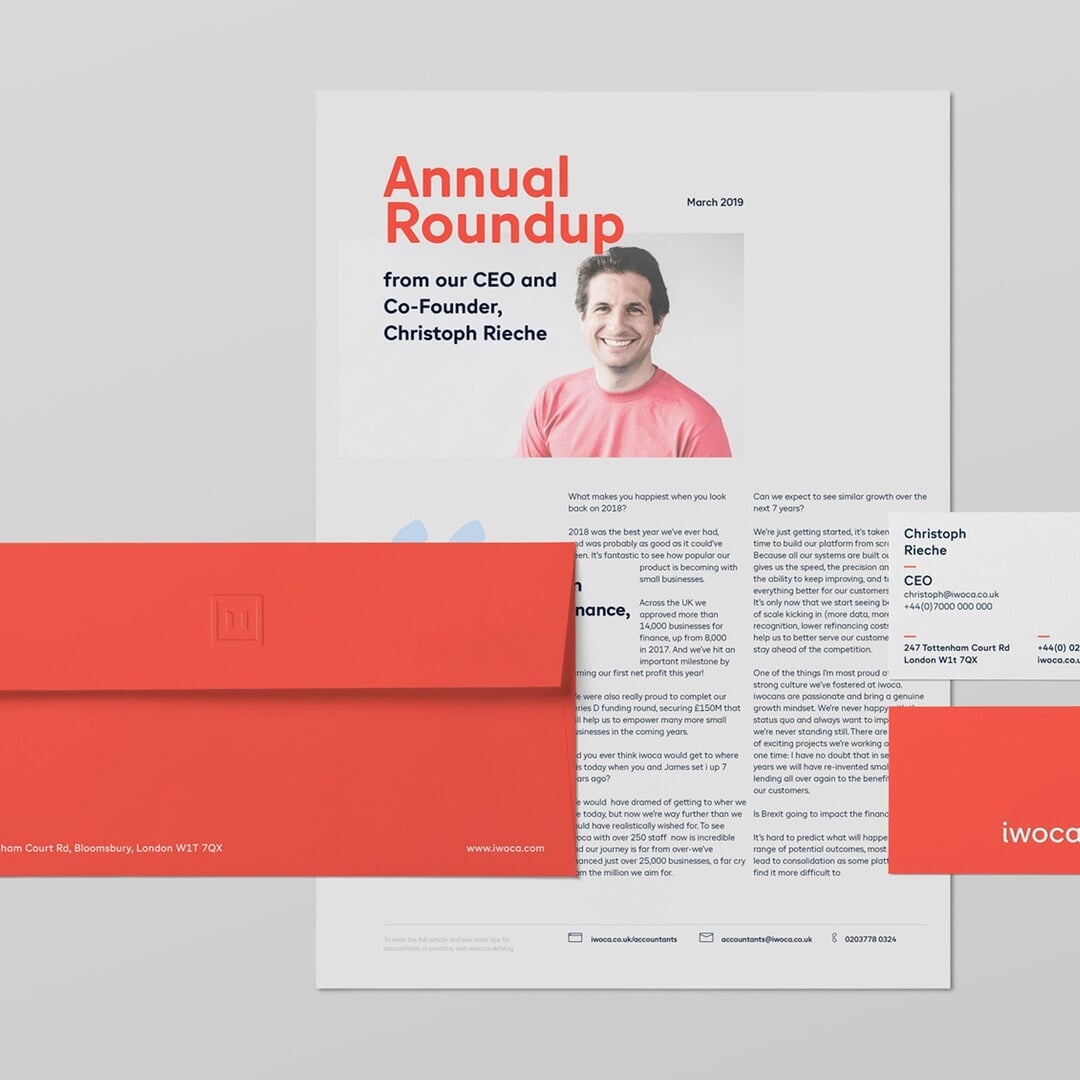 Brand Identity and Custom Typeface for Iwoca