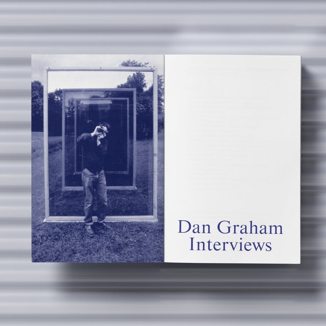 Book Design for Dan Graham: Some Rockin'