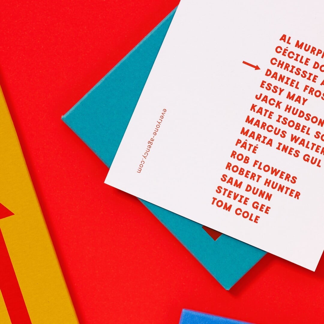 Visual Identity and Website for Everyone Artist Agency