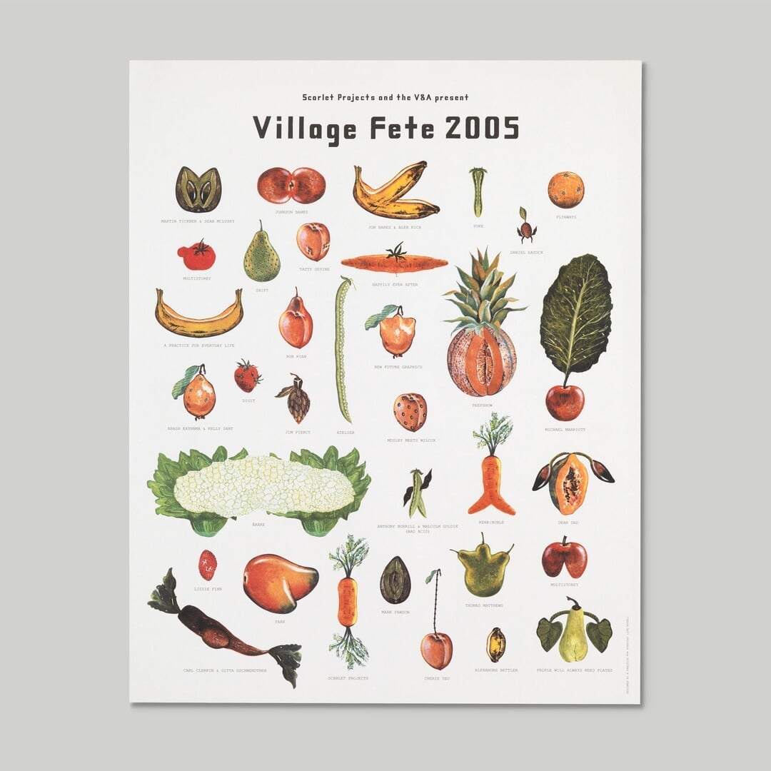 Poster Design for V&A Village Fête 2005