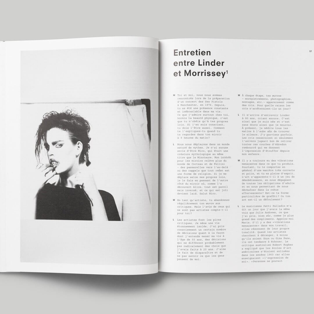 Publication Design for Linder: Femme/Objet Exhibition