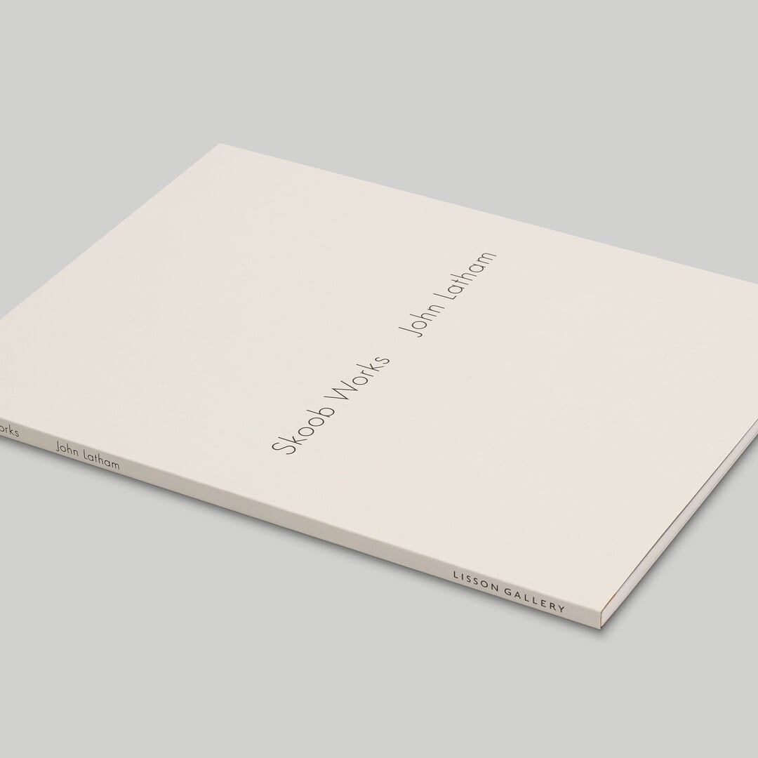 Publication Design for John Latham: Skoob Works