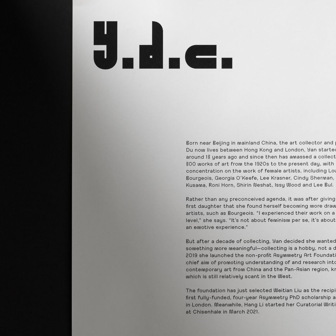 Identity and Website Design for YDC Art Collection