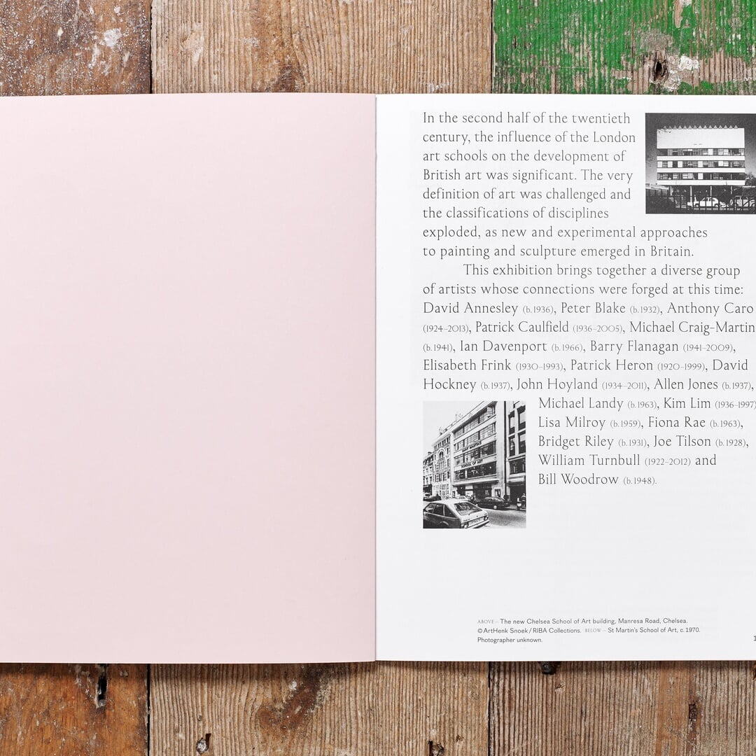 Publication Design for Schools of London Exhibition