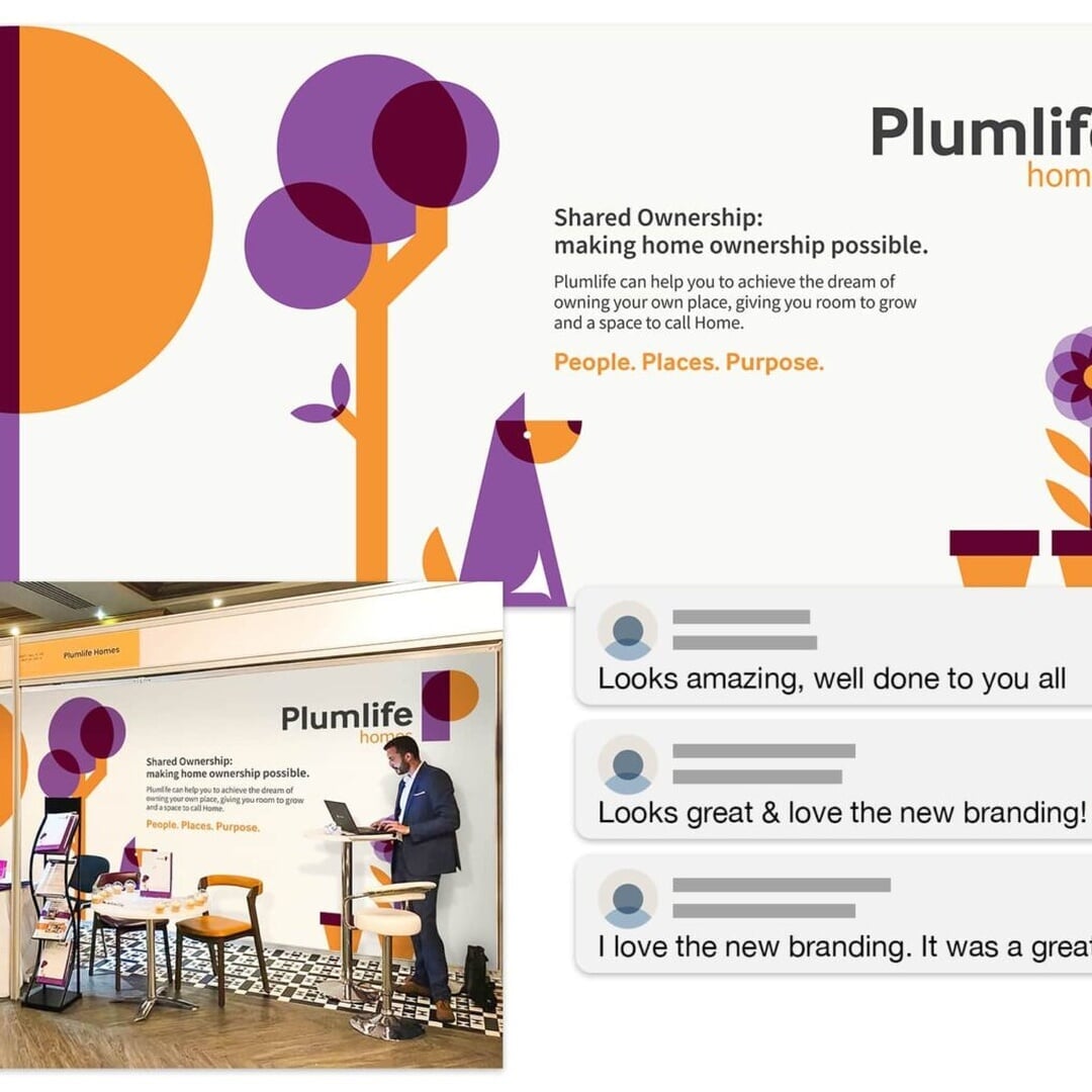 Rebrand for Property Organisation Plumlife