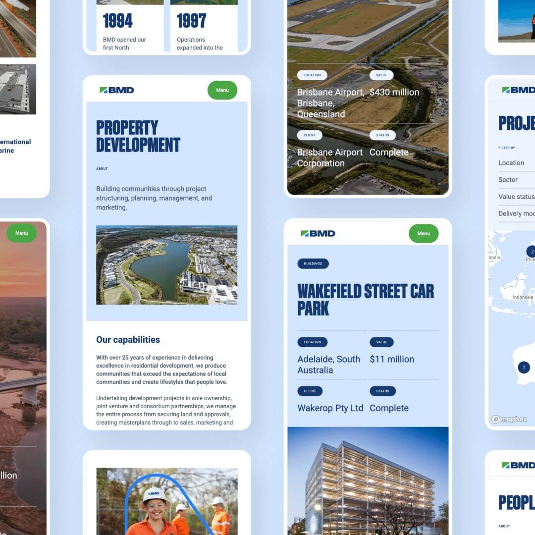 Website Redesign for BMD Global