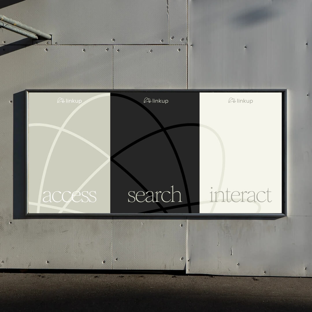Brand Identity and Website Design for Linkup AI Platform