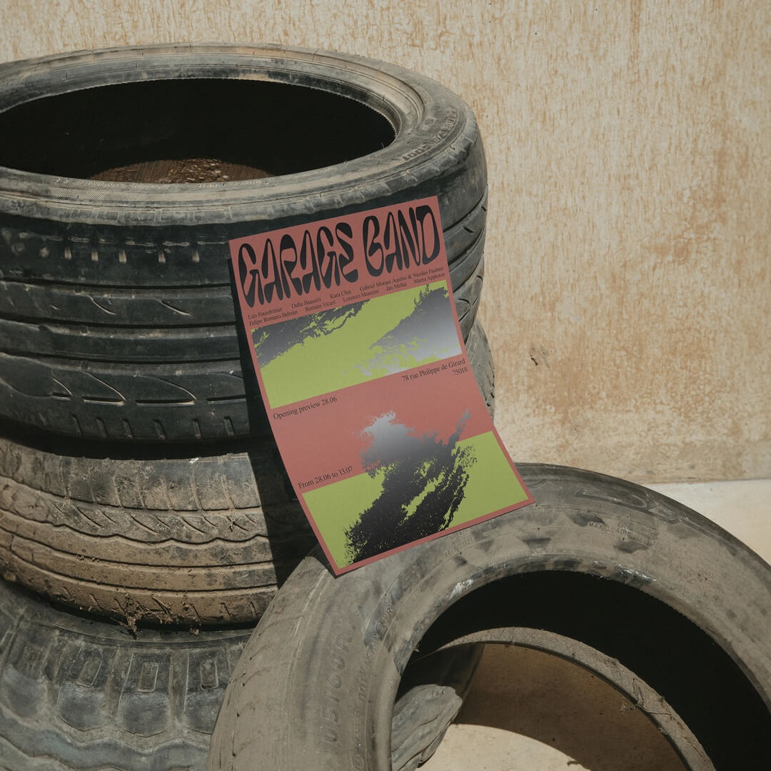 Art Direction and Poster Design for Garage Band Exhibition