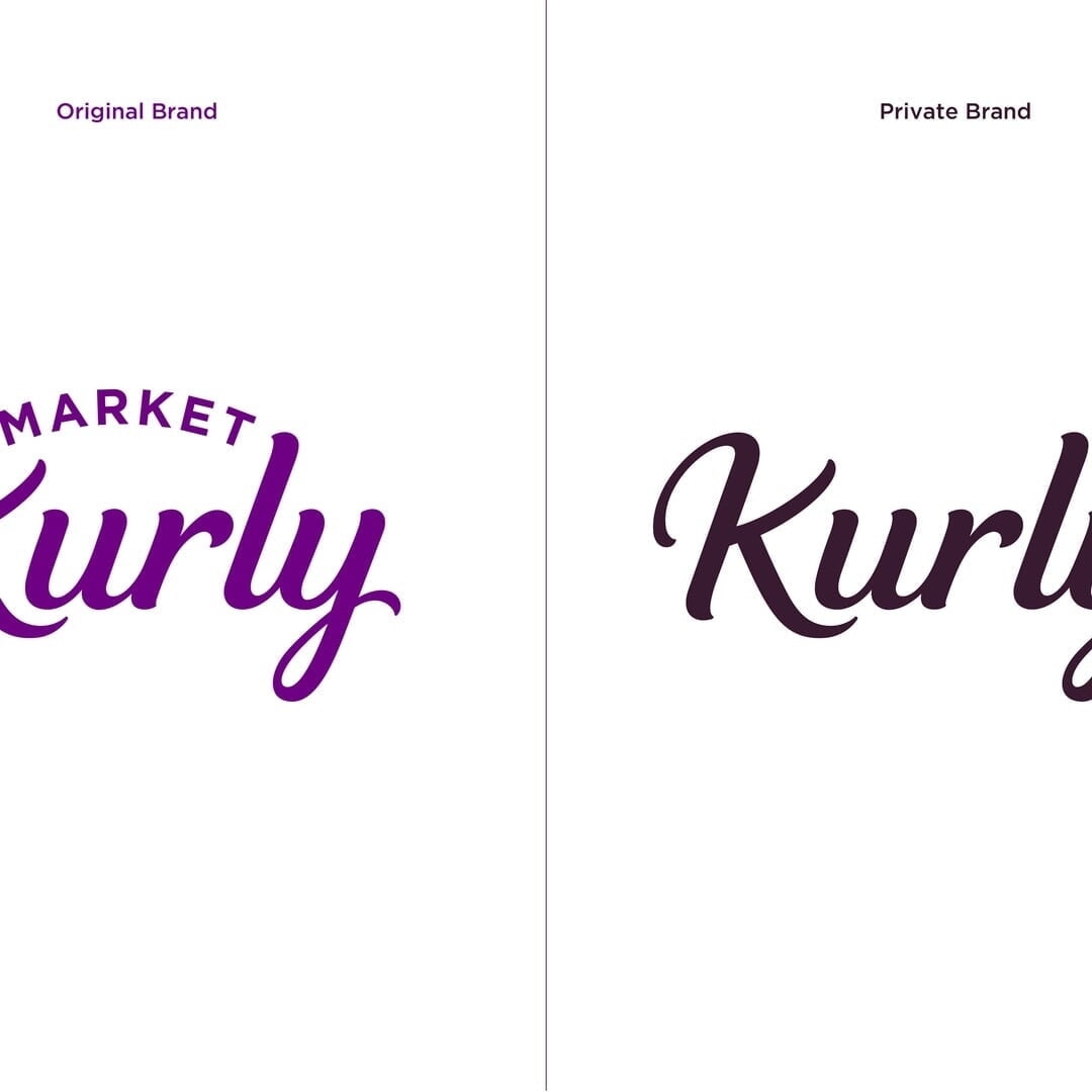 Brand Identity and Packaging for Kurly's Private Brand
