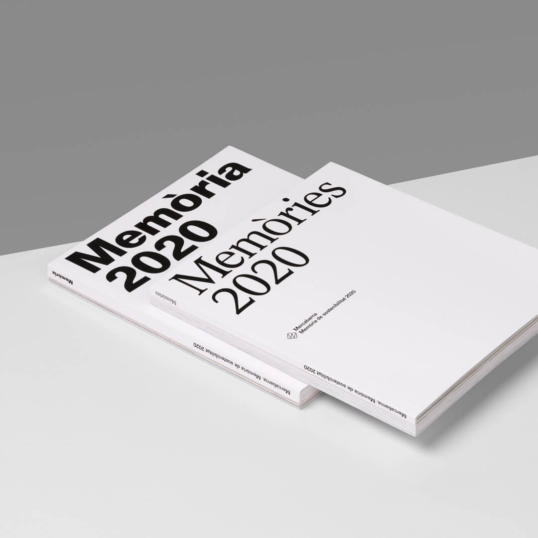 Art Direction and Editorial Design for Mercabarna Annual Report 2020
