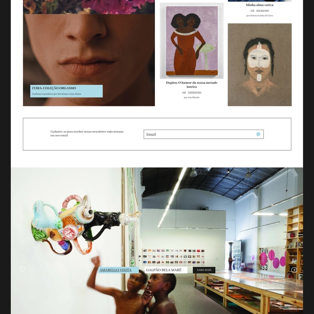Website Design for Amarello Collective