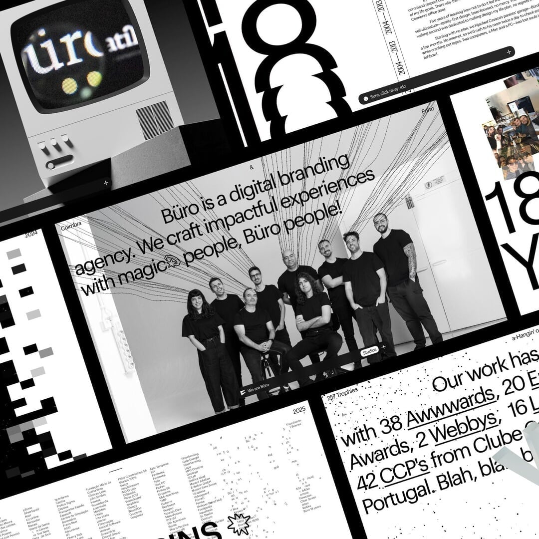 Interactive Website and Book for Bürocratik 18th Anniversary