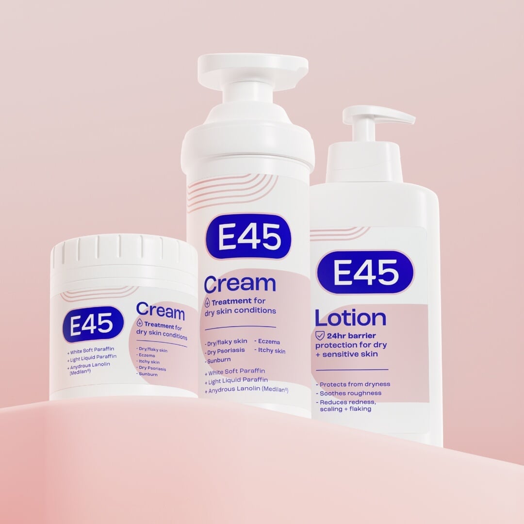 Brand Identity and Packaging Redesign for E45