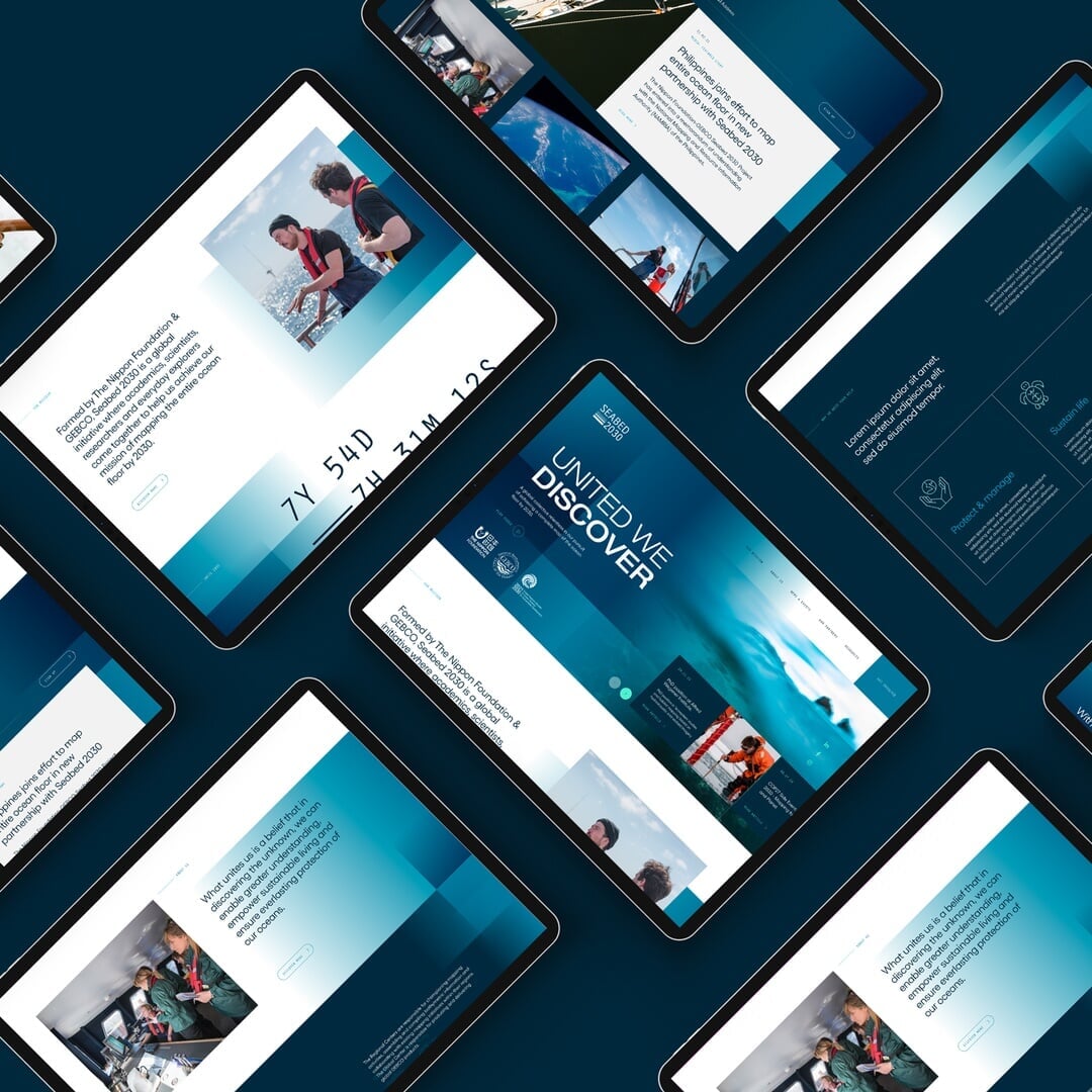 Brand Identity and Website Design for Seabed 2030