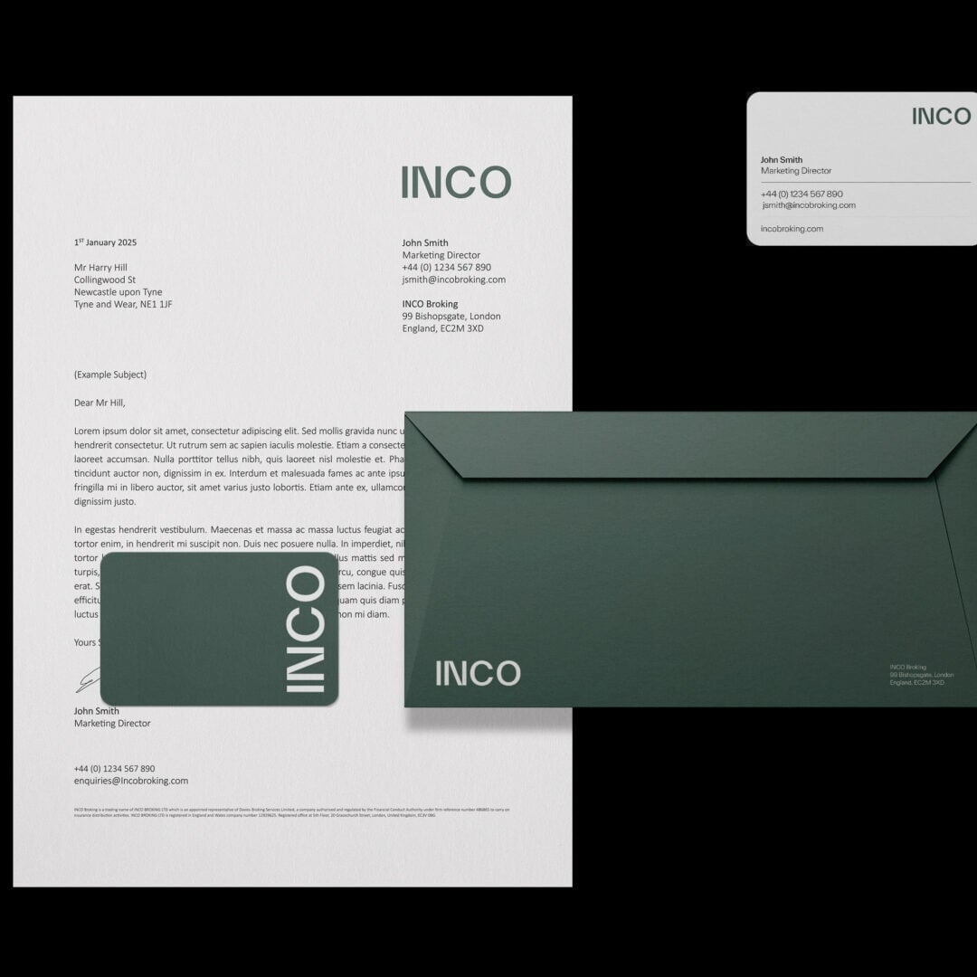 Brand Identity and Website Design for INCO Broking