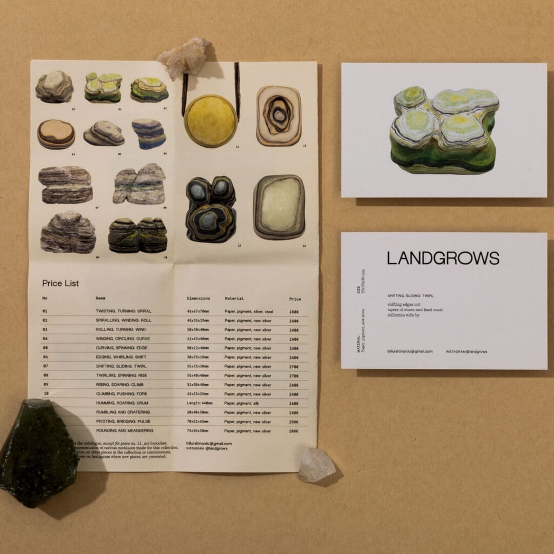 Brand Identity and Packaging for Landgrows Jewelry