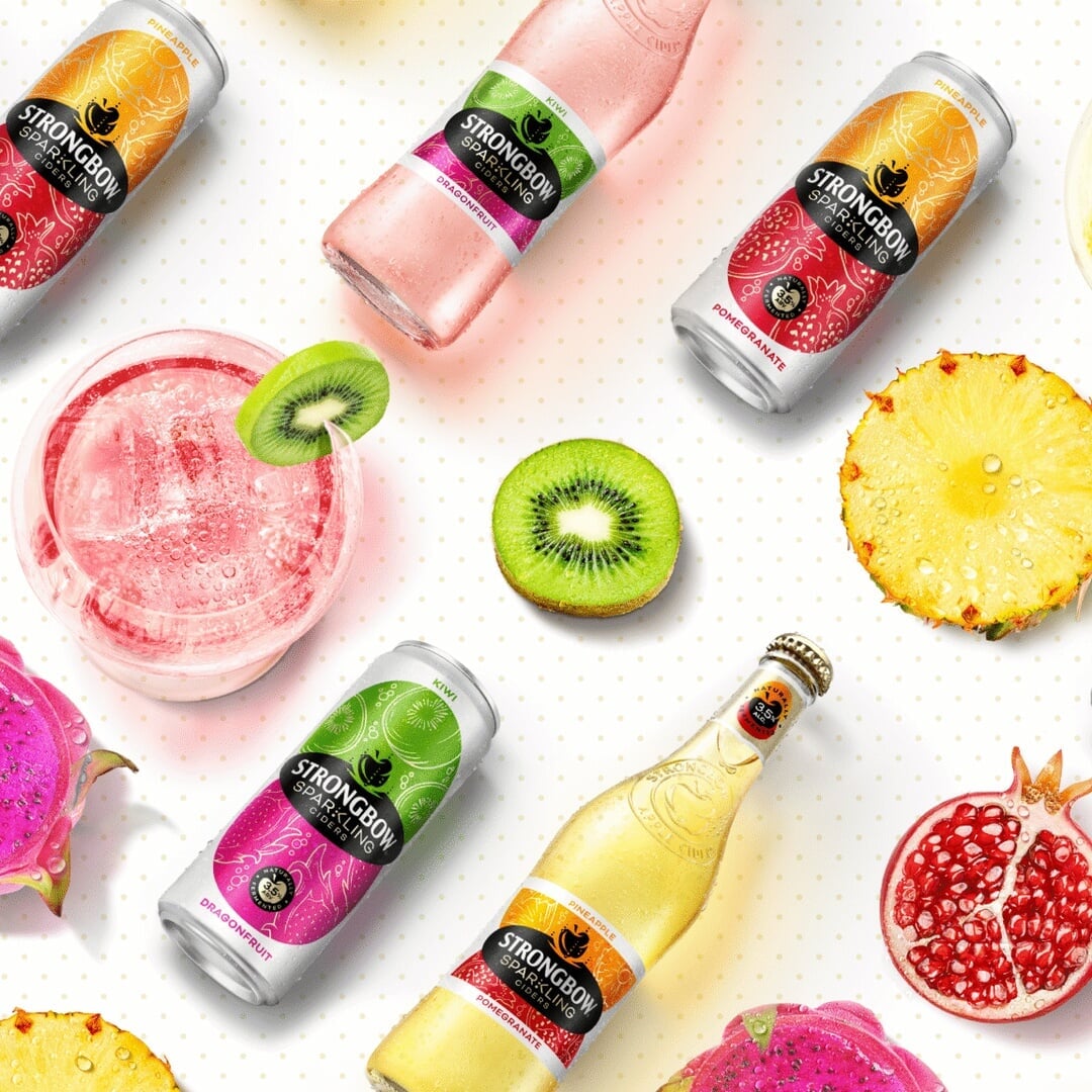 Packaging Redesign for Strongbow Sparkling Cider