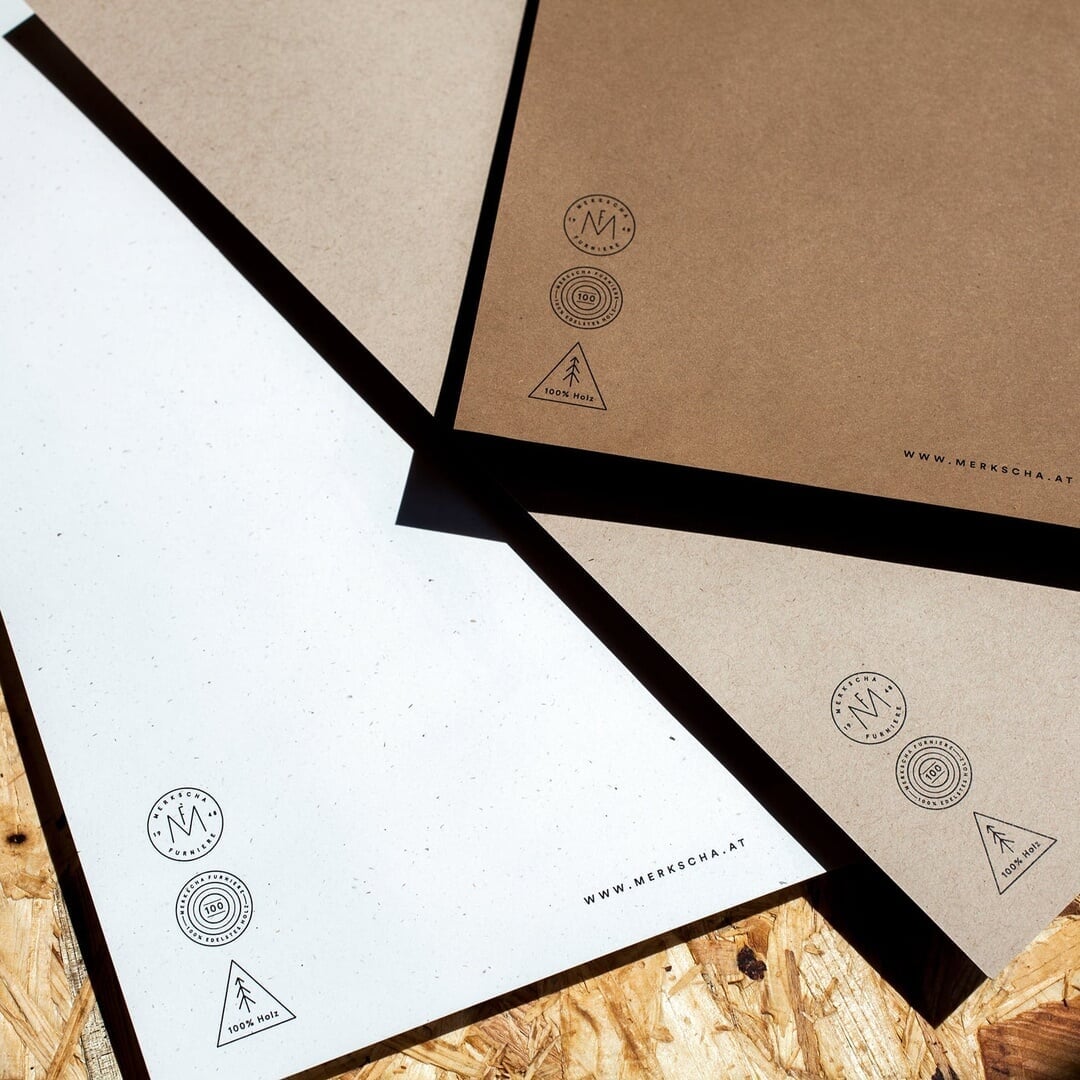 Brand Identity for Merkscha Furnierwerke