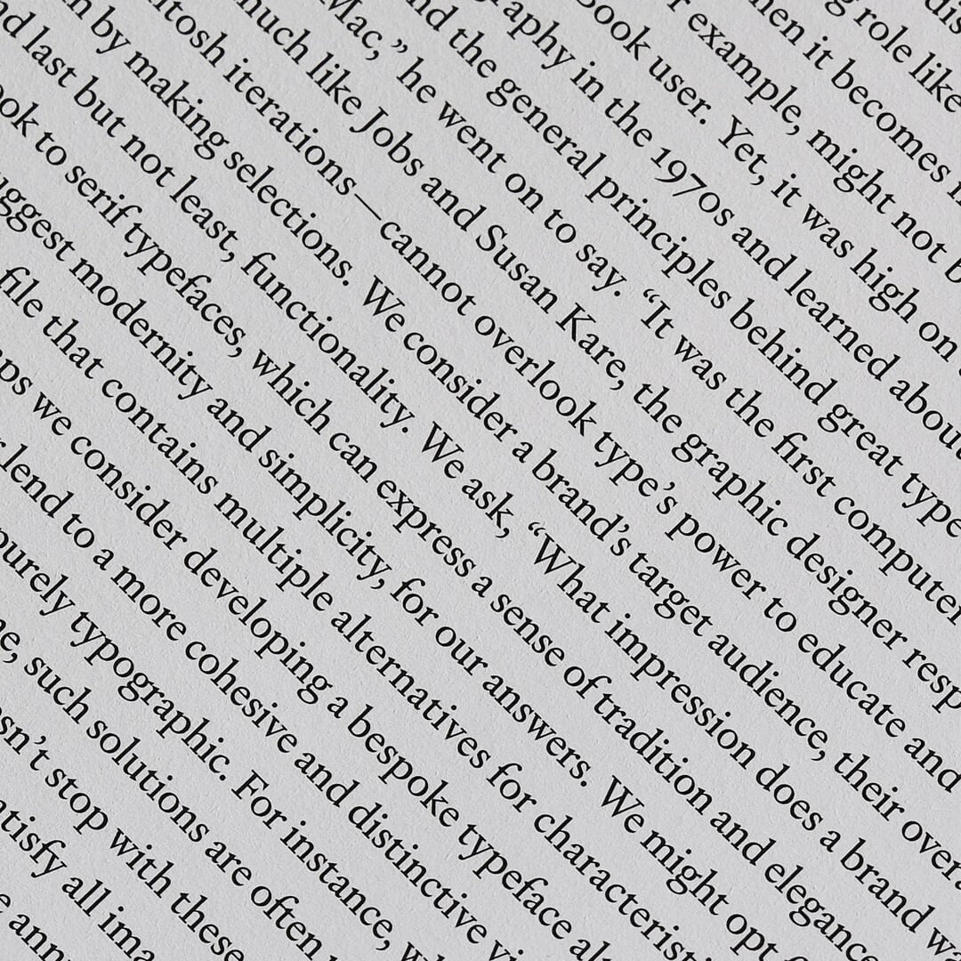 Book Design for Designing Brands Publication
