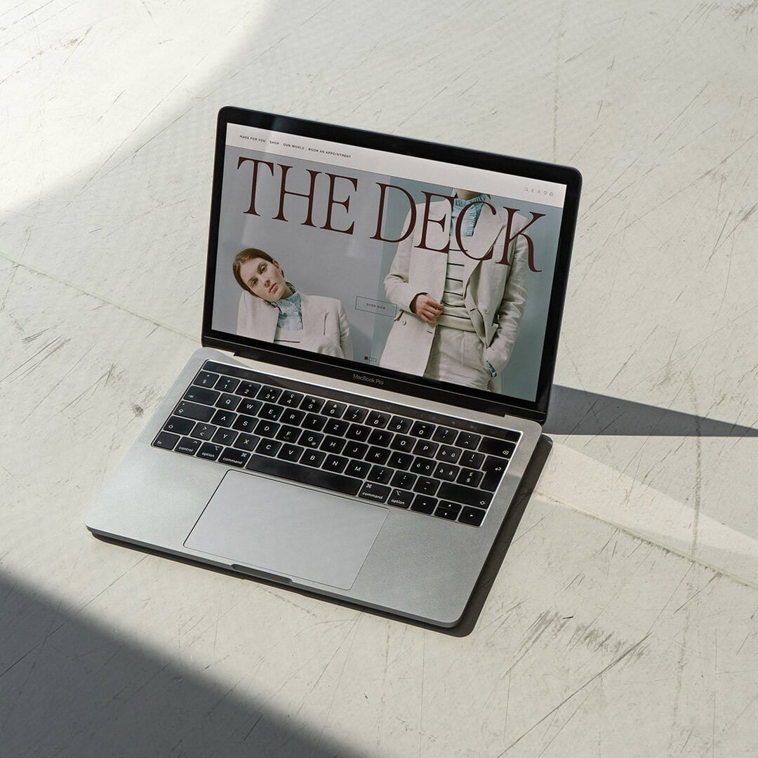 Brand Identity and Website for the Deck London