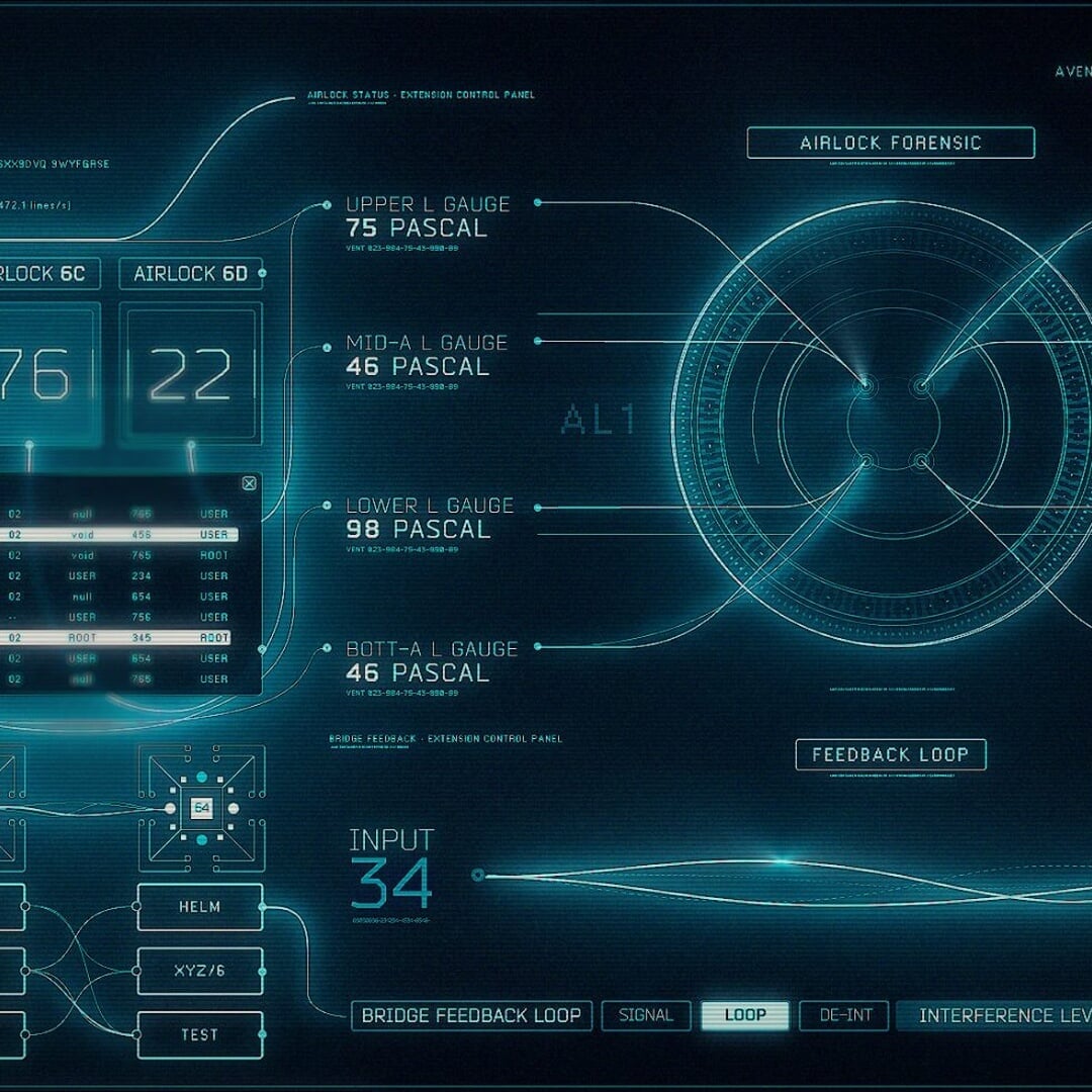 Screen Graphics for Avenue 5
