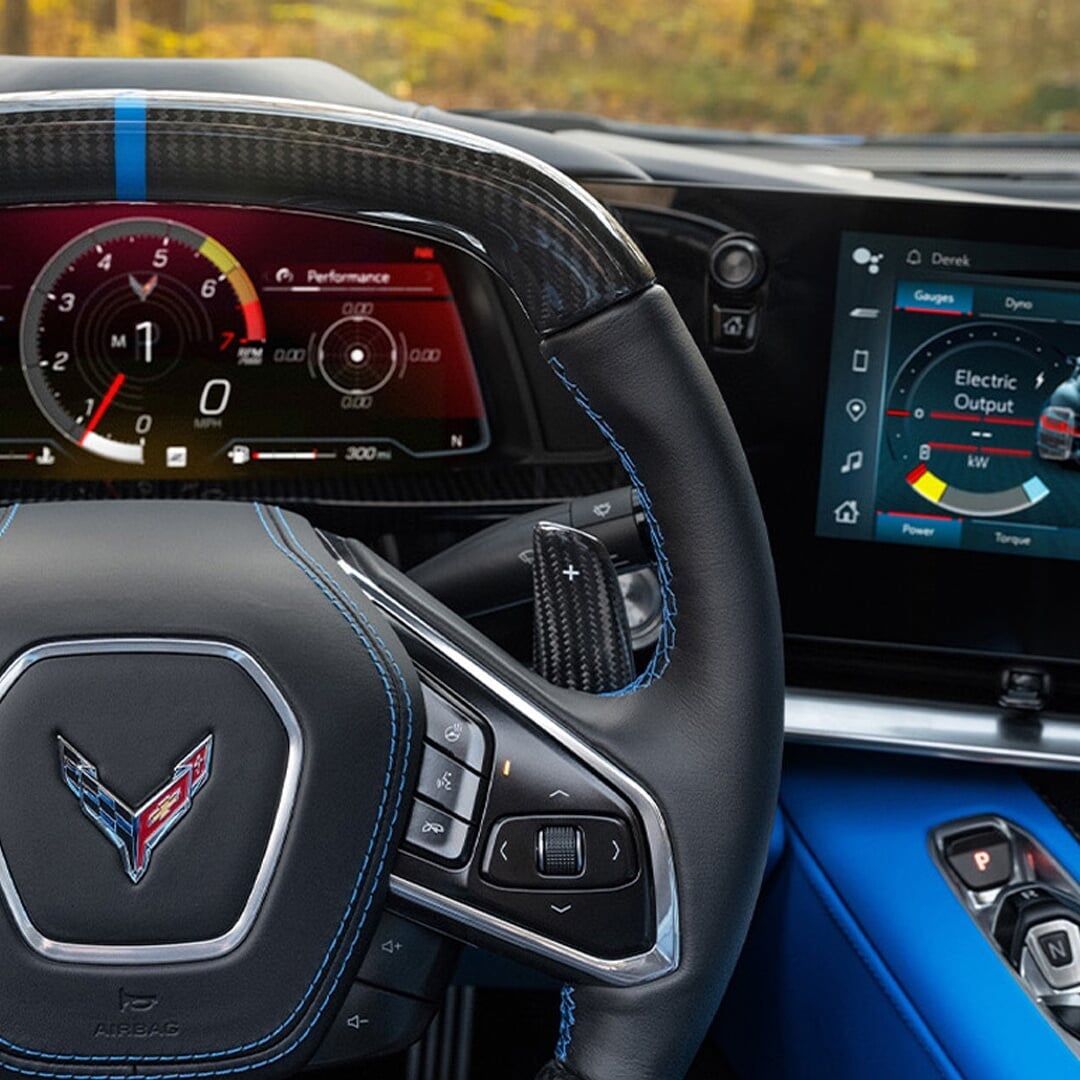 UI Design for Cadillac Lyriq Electric Vehicle