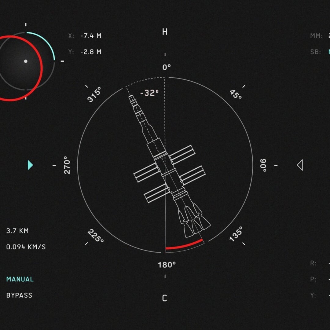 Screen Graphics for Ad Astra Film