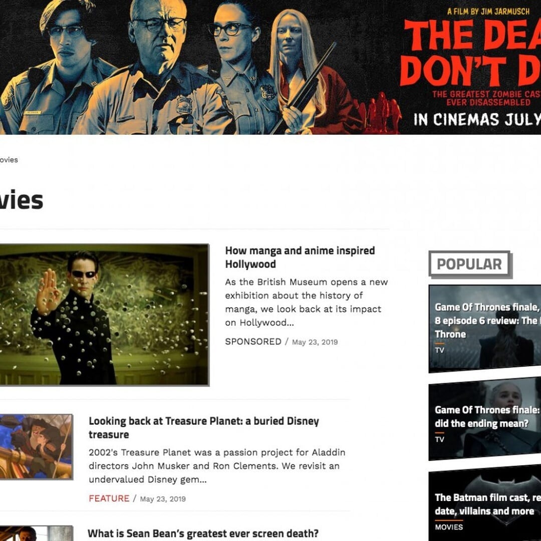 Title Design for the Dead Don't Die