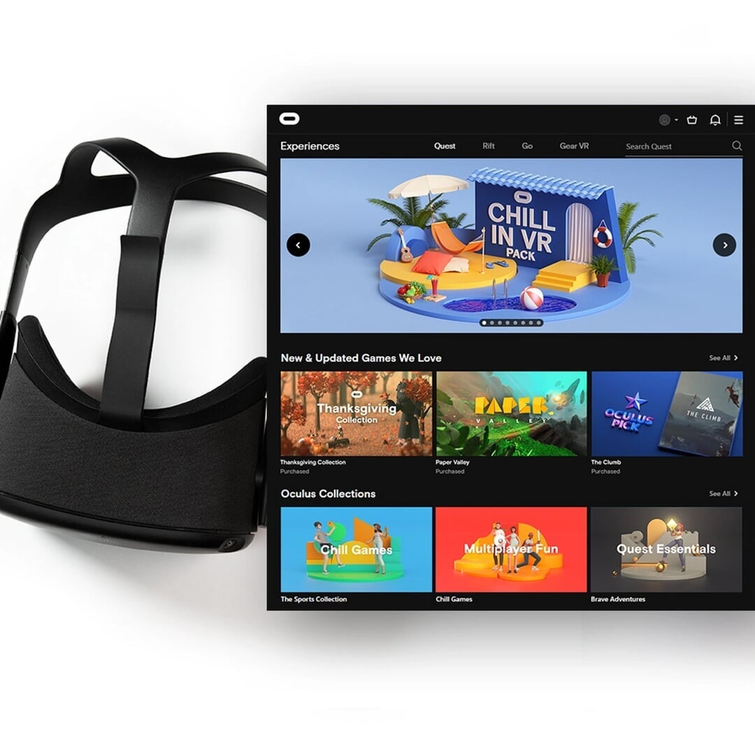 Interactive VR Store Design for Oculus