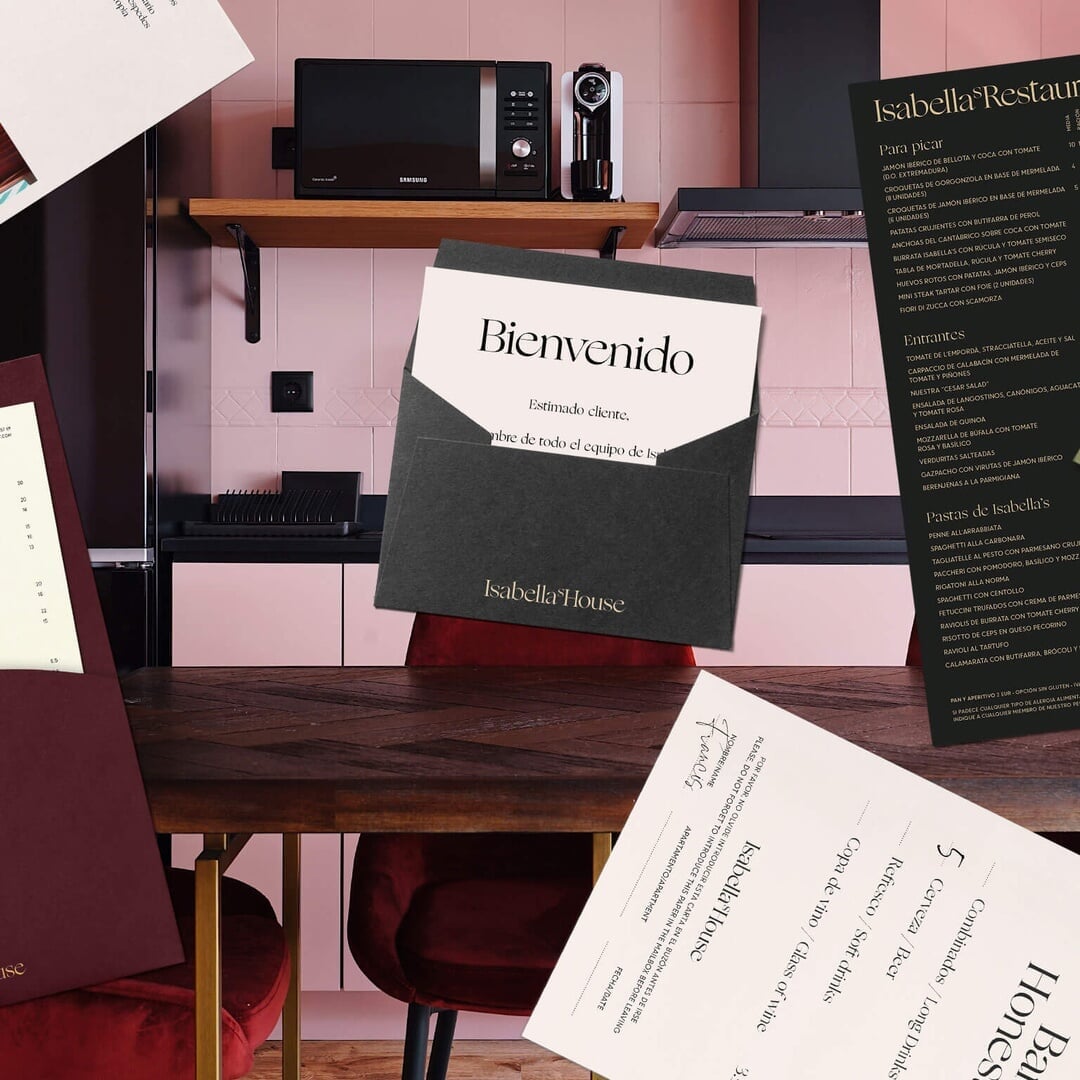Brand Identity for Isabella's House Boutique Hotel