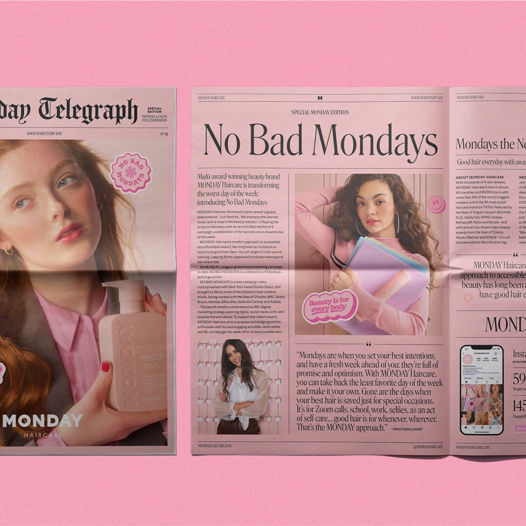 Campaign Art Direction for Monday Haircare