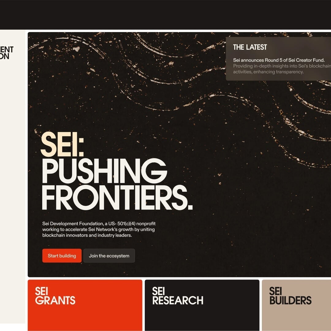 Brand Identity for Sei Development Foundation