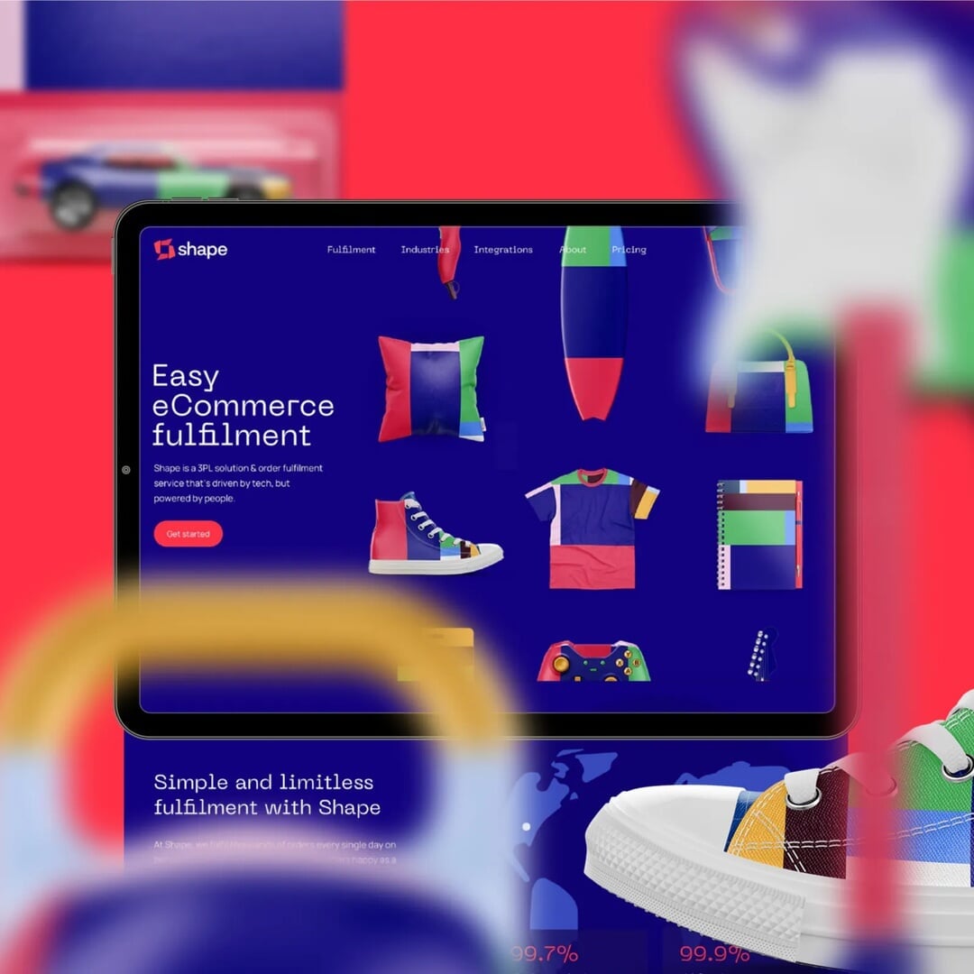 Rebrand and Website Design for Shape Fulfilment