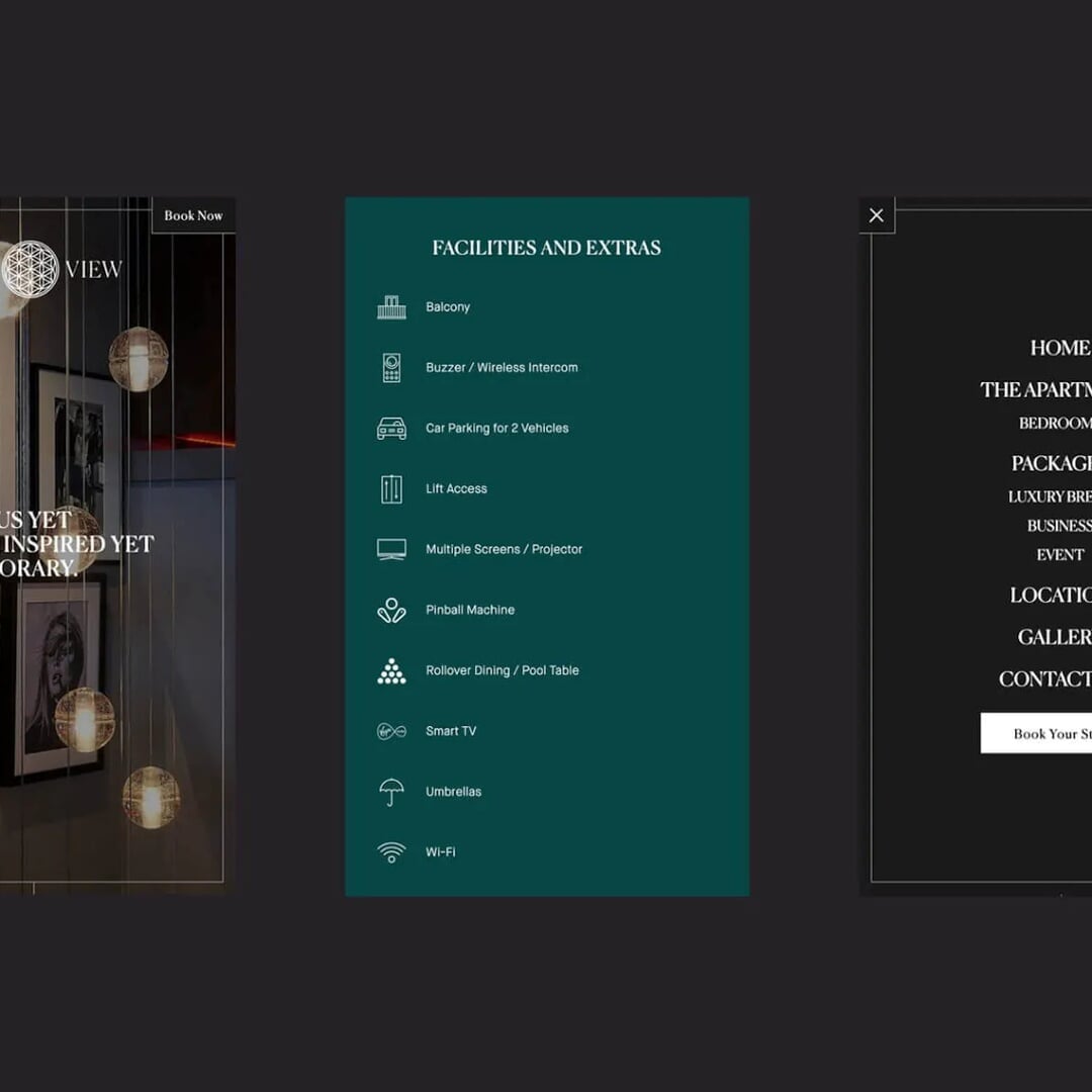 Brand and Website Design for a Luxury Cardiff Accommodation