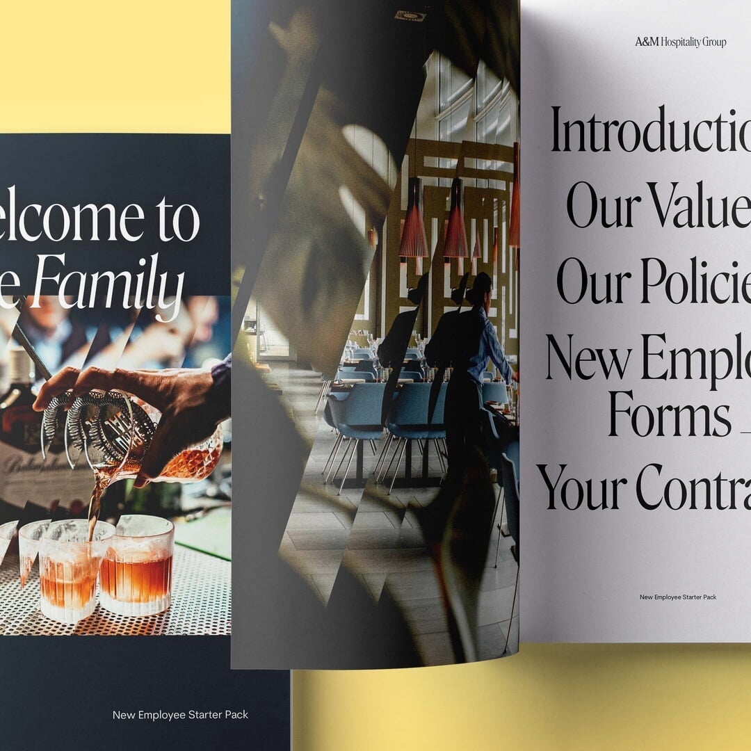 Brand Identity for A&M Hospitality Group