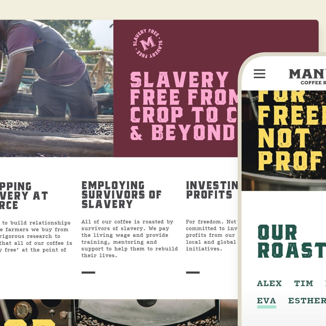 Ecommerce Website and Brand Refresh for Manumit Coffee