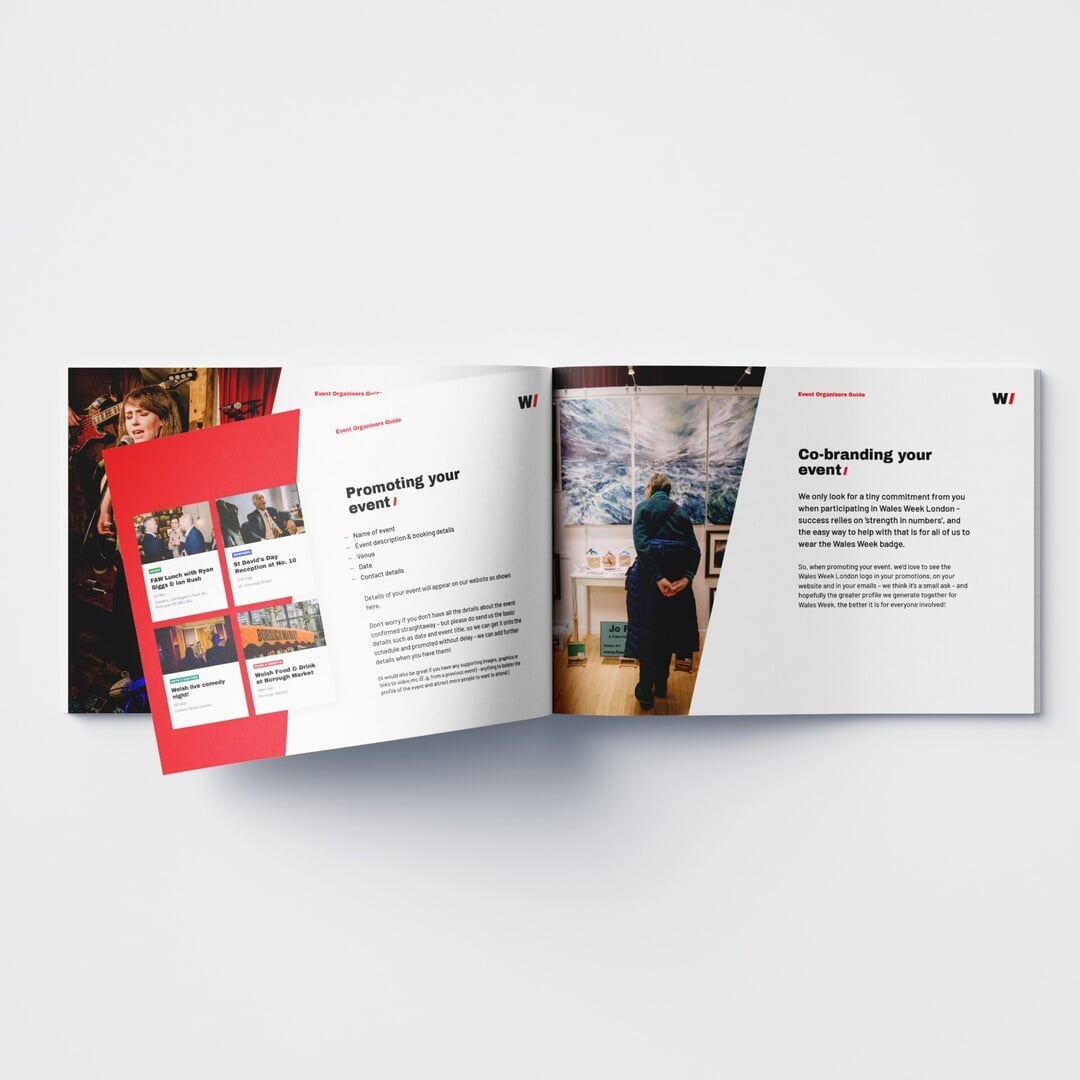 Brand Evolution and Website Design for Wales Week London