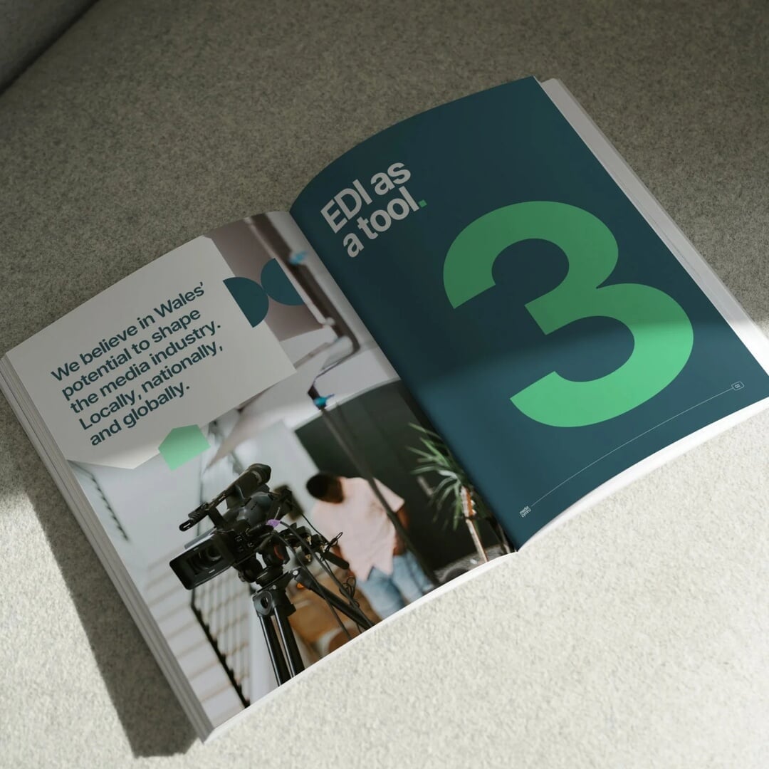 Brand and Website Design for Media Cymru