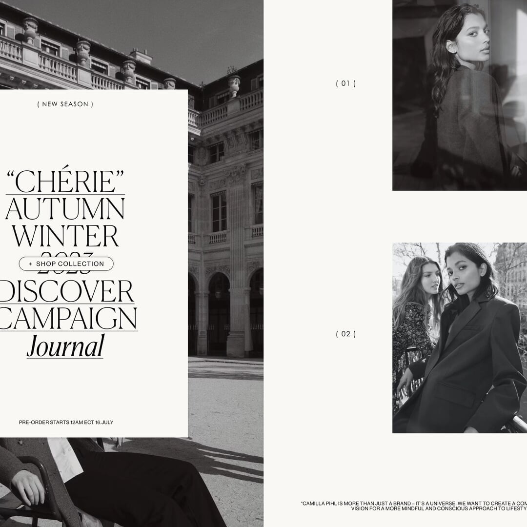 Digital Identity and Website Redesign for Camilla Pihl