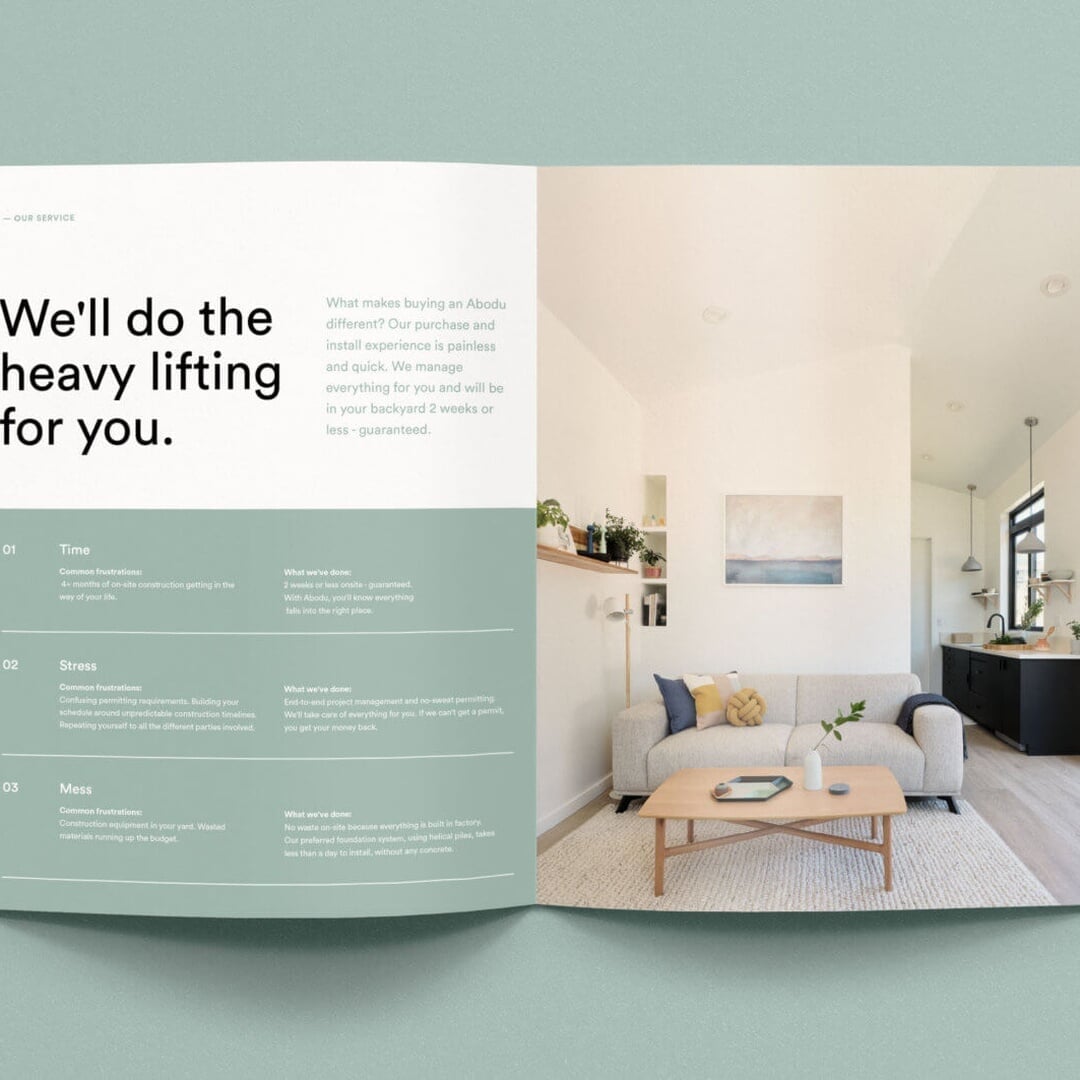 Brand Identity for Abodu Backyard Homes