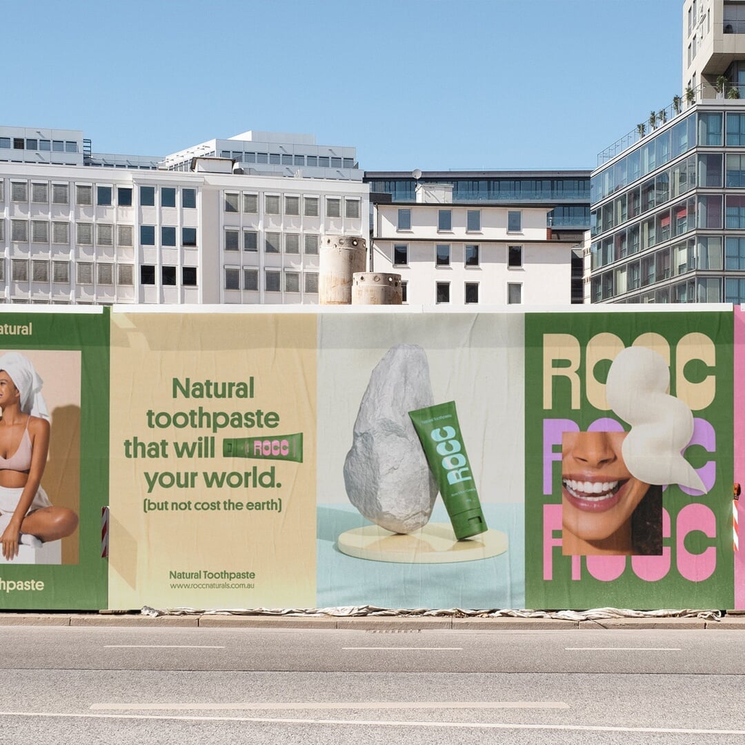 Brand Identity and Packaging for ROCC Toothpaste
