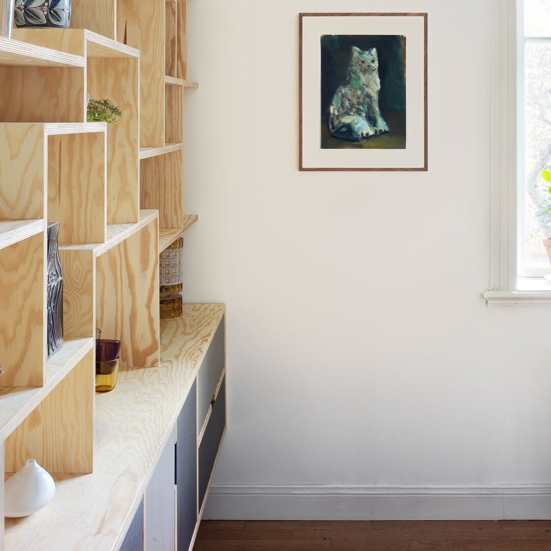 Custom Shelving System for a Private Home in Stockholm