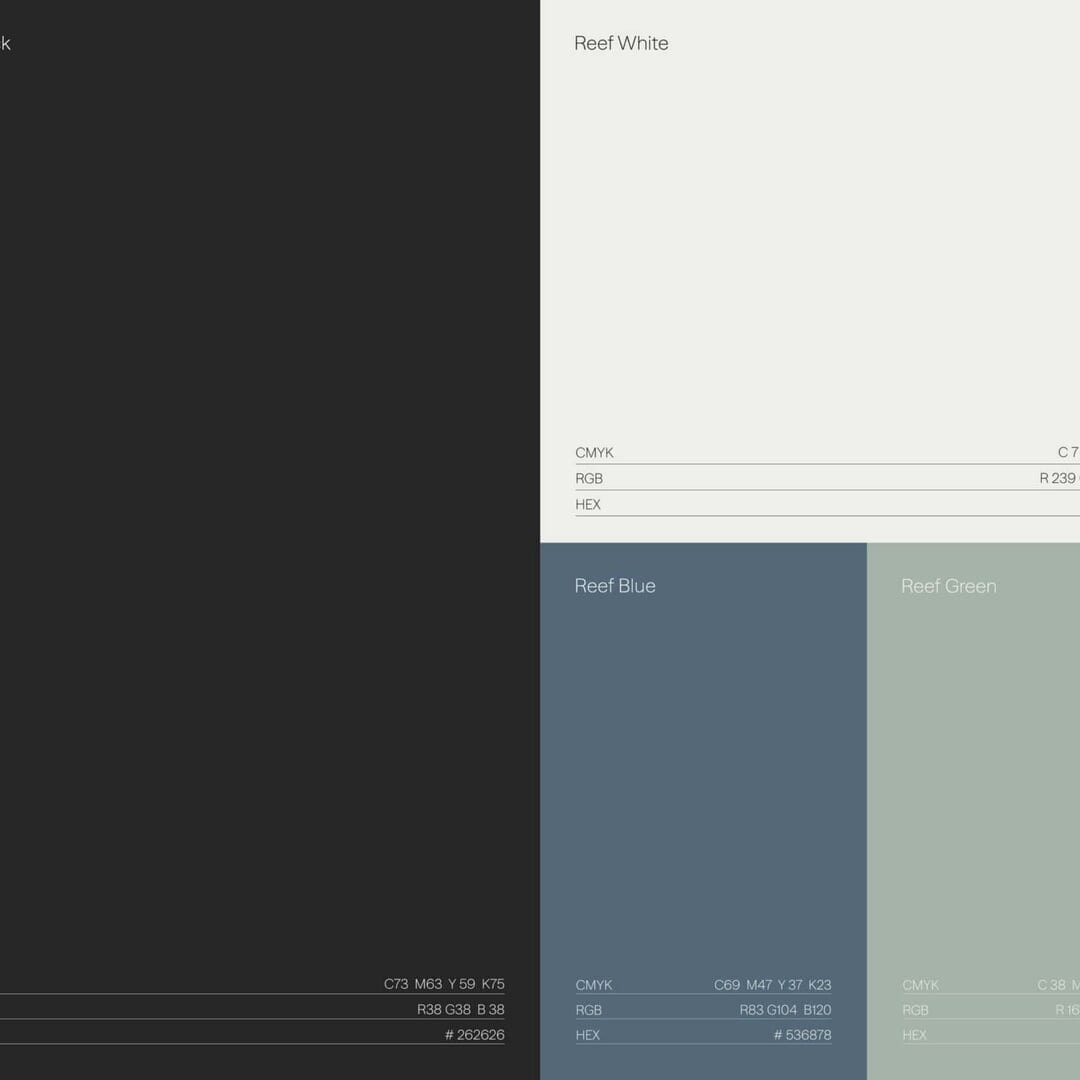 Brand Identity and Website Design for Reef + Partners